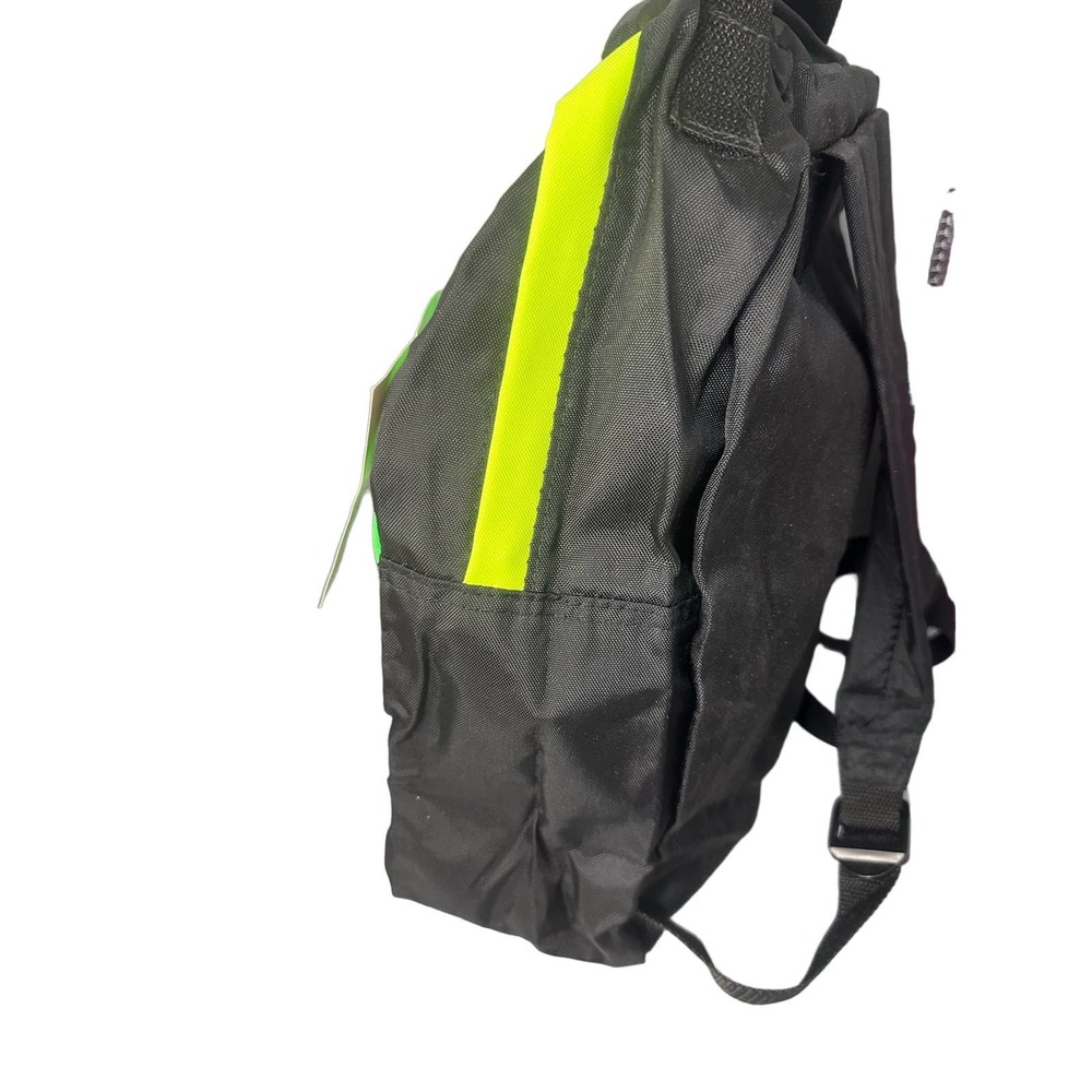 Vintage NWT Trendy Backpack, Neon Green Abstract from the 90's Y2K Millennial - Picture 4 of 9